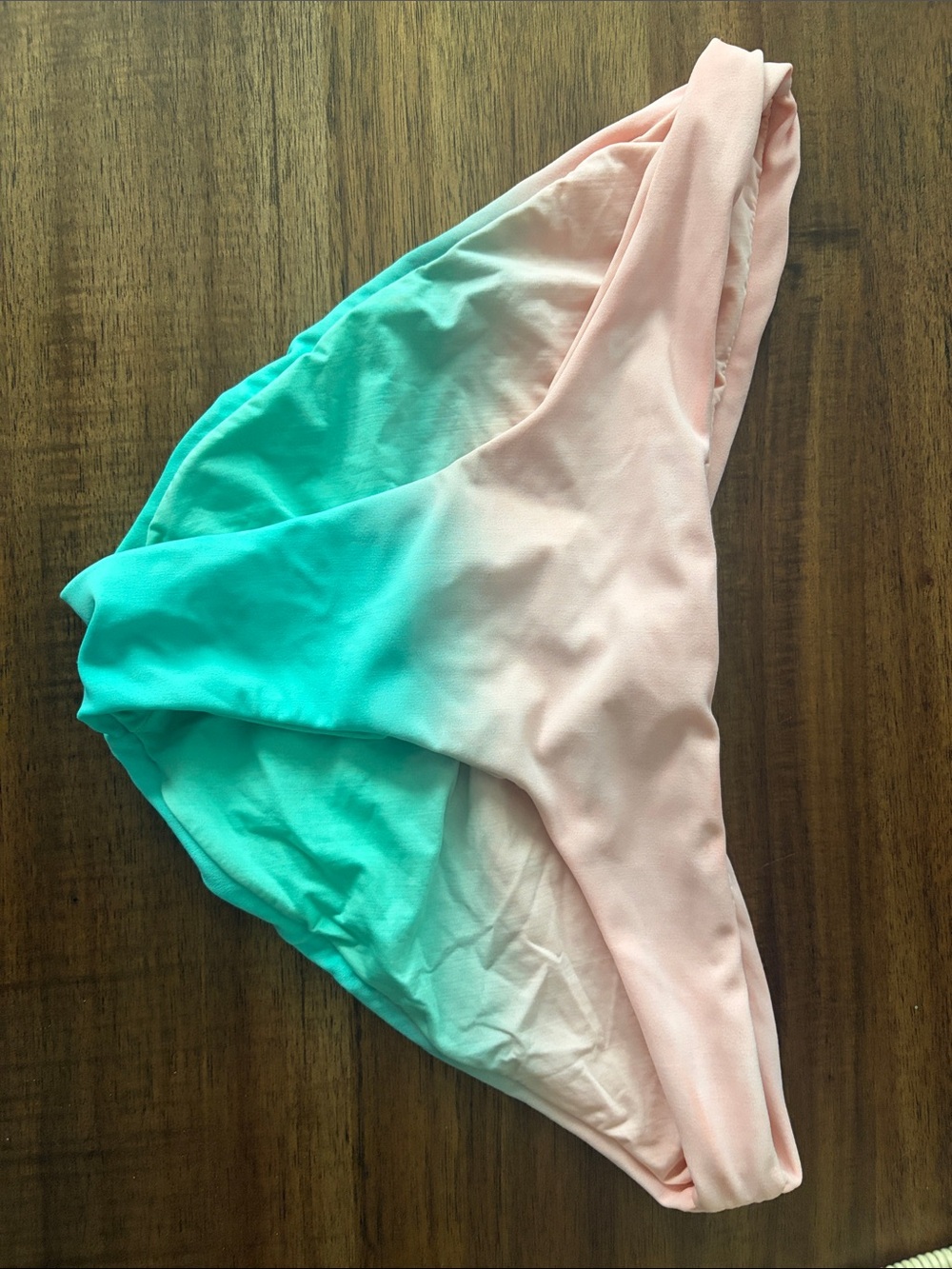Pilyq Peach and Aqua Gradient Bikini